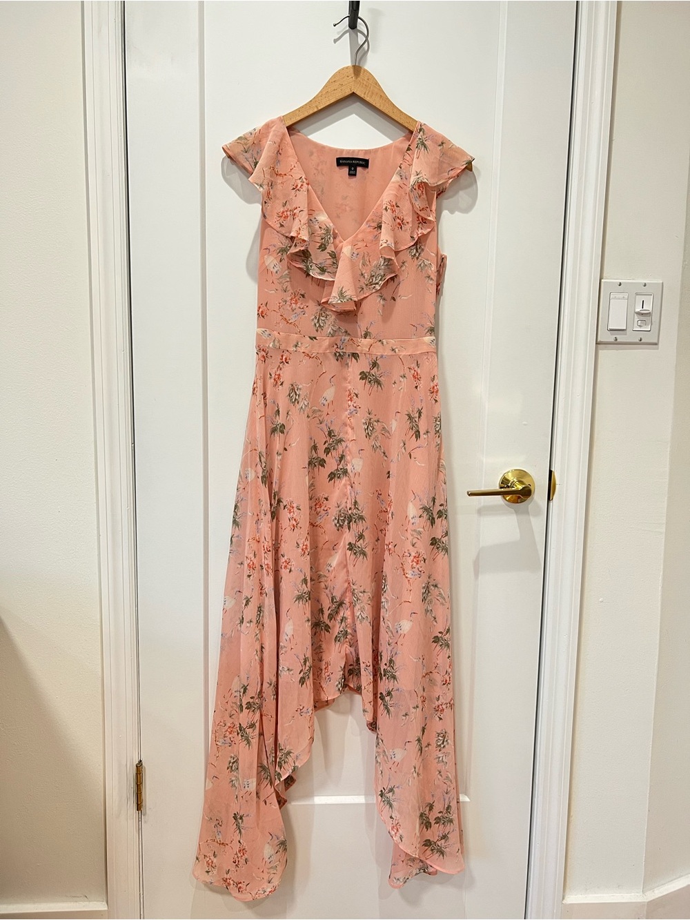 Banana Republic Chiffon Midi Dress